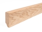 Preview: Plint 24x60 mm Essen Select Natur Hardwax Geolied Natuurlijk Wit 2m met radius 5mm