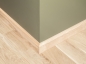Preview: Solid Skirting Board Ash A/B 24x80 mm Hard Wax Oil Natural White 2m with radius 20mm