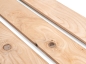 Preview: Solid Skirting Board Ash Rustic 24x80 mm Hard Wax Oil Natural White 2m with radius 20mm brown filled