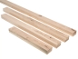 Preview: Lamellen Essen Rustiek Massief 24x80 mm, 2,1-2,5 m, Knutselhout Stroken