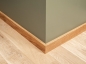 Preview: Solid Skirting Board Oak A/B 18x70 matte lacquered 0,8-1,8m with radius 5mm