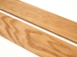 Preview: Solid Skirting Board Oak A/B 18x70 matte lacquered 0,8-1,8m with radius 5mm