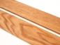 Preview: Solid Skirting Board Oak A/B 18x70 natural oil 0,8-1,8m with radius 5mm