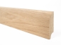 Preview: Plint Eiken Select Natur 20x70 Hardwasolie natuurwit 1,5-2,5m met radius 20mm