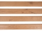 Preview: Fußleiste Sockelleisten Eiche Rustikal 18x70x2000mm, Bronze geölt (R=5mm)