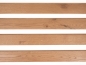 Preview: Sockelleisten Eiche Rustikal 18x70, bronze geölt, braun gespachtelt, 2000mm, mit Radius 5mm