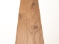 Preview: Sockelleisten Eiche Rustikal 18x70, bronze geölt, braun gespachtelt, 2000mm, mit Radius 5mm