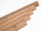 Preview: Plinthes Chêne Rustique 18x70x2000mm avec rayon 20, brut, NON rebouché