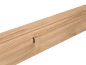 Preview: Solid Skirting Board Oak Rustic 20x70 unfinished 0,8-1,5m Hamburger, knots NOT filled