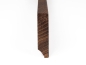 Preview: Sockelleisten Räuchereiche Rustikal gebürstet 18x70, naturgeölt, schwarz gespachtelt, 2000mm (R=5mm)