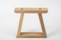 Preview: Solid Hardwood Oak Premium set of table legs untreated : trapece small