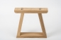 Preview: Solid Hardwood Oak Premium set of table legs trapece small hard wax oil nature white