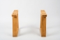 Preview: Solid Hardwood Oak Premium set of table legs trapeze small laquered