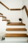 Preview: Stair tread Solid Oak Hardwood , Rustic grade, 40 mm, lacquered