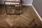 Preview: Solid Parquet Chevron French herringbone 45° Oak Select Natur 16/22 mm