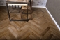 Preview: Engineered Parquet flooring Herringbone Oak 14x100x500-700 mm Multi-layer planks