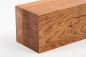 Preview: Glued laminated beam Squared timber Wild oak 80x80 mm Cherry oiled