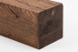 Preview: Glued laminated beam Squared timber Wild oak 80x80 mm Walnut oiled