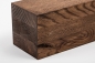 Preview: Glued laminated beam Squared timber Wild oak 80x80 mm Walnut oiled