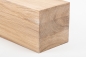 Preview: Glued laminated beam Squared timber Wild oak 80x80 mm white oiled