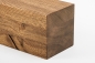 Preview: Glued Laminated Beam Squared Timber Wild Oak 80x80 mm Brushed Antique Oiled