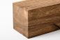 Preview: Glued Laminated Beam Squared Timber Wild Oak 80x80 mm Brushed Antique Oiled