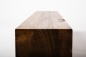 Mobile Preview: Glued laminated beam Squared timber Wild oak 160x160 mm brushed antique oiled