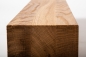 Preview: Glued laminated beam Squared timber Wild oak 120x120 mm brushed Hard wax oil Natural