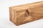 Mobile Preview: Glued laminated beam Squared timber Wild oak 120x120 mm brushed Hard wax oil Natural