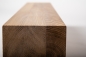 Preview: Glued laminated beam Squared timber Wild oak 80x80 mm brushed Hard wax oil Natural white