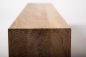 Preview: Glued laminated beam Squared timber Wild oak 80x80 mm brushed Hard wax oil Natural white