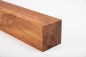 Preview: Glued laminated beam squared timber wild oak 80x80 mm brushed cherry oiled