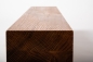 Preview: Glued laminated beam squared timber wild oak 80x80 mm brushed cherry oiled