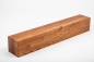 Mobile Preview: Glued laminated beam squared timber wild oak 120x120 mm brushed cherry oiled