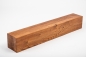 Preview: Glued laminated beam squared timber wild oak 160x160 mm brushed cherry oiled