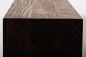 Preview: Glued laminated beam Squared timber Wild oak 120x120 mm brushed Walnut oiled