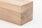 Preview: Glued laminated beam Squared timber Wild oak 80x80 mm brushed white oiled