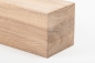 Mobile Preview: Glued laminated beam Squared timber Wild oak 120x120 mm brushed white oiled
