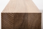 Preview: Glued laminated beam Squared timber Wild oak 80x80 mm brushed white oiled