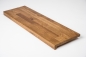 Preview: Windowsill Oak Select Natur A/B 26 mm, finger joint lamella, bronze oiled, with overhang