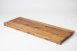 Preview: Window sill Solid Oak with overhang, 20 mm, Rustic grade, Bronze oiled