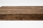 Preview: Window sill Solid Oak with overhang, 20 mm, Rustic grade, oiled in tone smoked oak