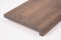 Preview: Window sill Solid Oak with overhang KGZ 20 mm Rustic grade graphite oiled