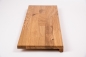 Preview: Window sill Solid Oak Hardwood KGZ 20 mm, Rustic grade hard wax oil nature (colourless)