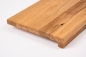 Preview: Stair Tread Oak Wild Oak 20mm KGZ Hard Wax Oil Natural Step  riser