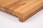 Preview: Stair Tread Oak Wild Oak 20mm KGZ Hard Wax Oil Natural Step  riser