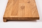 Preview: Window sill Solid Oak Hardwood KGZ 20 mm, Rustic grade hard wax oil nature (colourless)