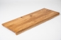 Preview: Solid Oak Hardwood window sill 26 mm, Rustic grade hard wax oil nature