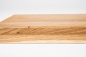 Preview: Window sill Solid Oak Wild Oak Rustic with overhang, 20 mm, Rustic grade hard wax oil natural