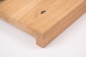 Preview: Window sill Solid Oak Hardwood Country grade 26 mm hard wax oil natural white